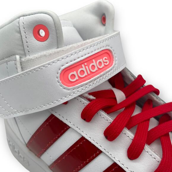 Adidas Originals Forum Mid Women's Sneaker, Red/Pink, Size 9, Eco-Friendly - Picture 3 of 13